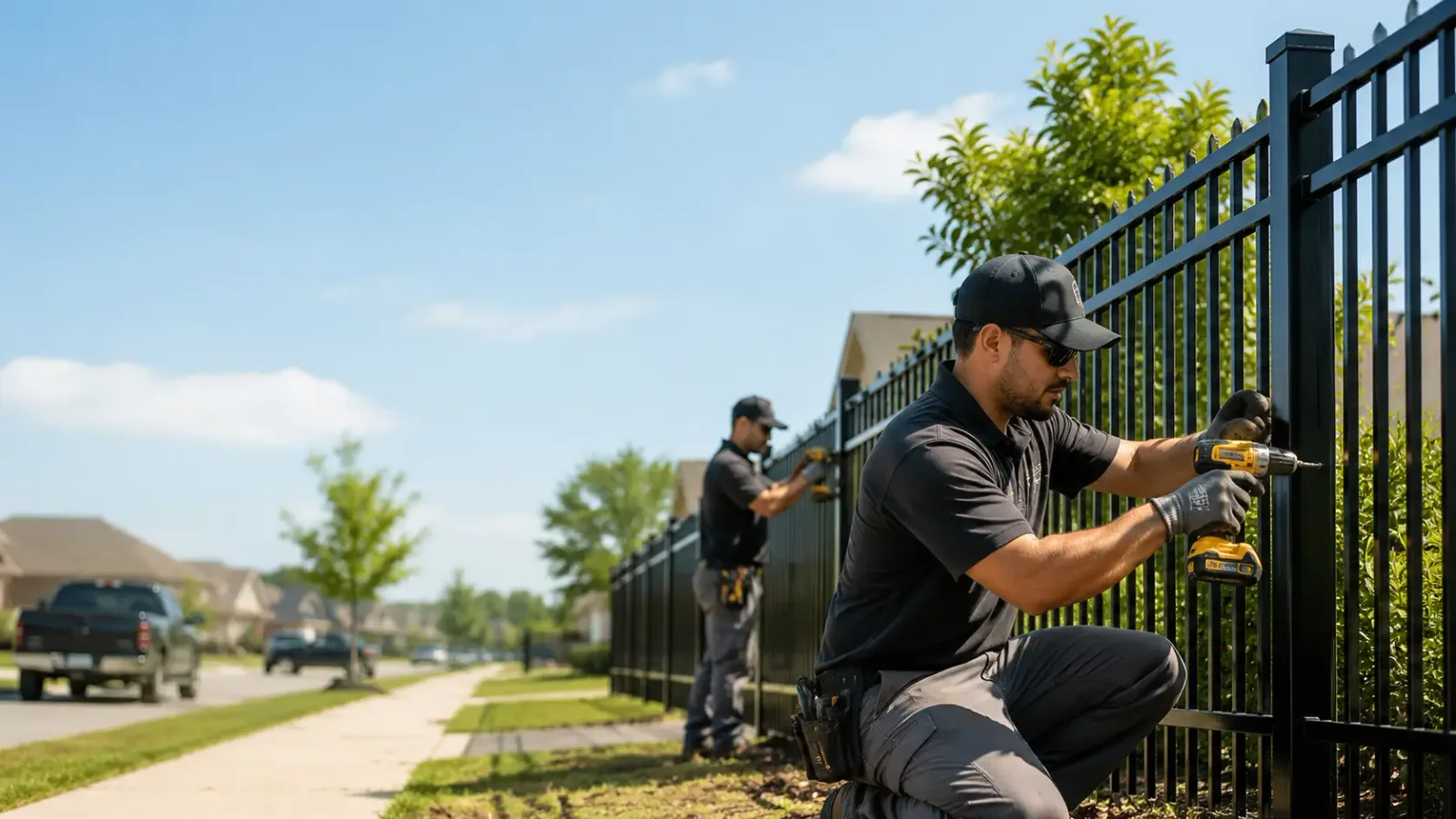Metal Fence Installation in Russell, AR